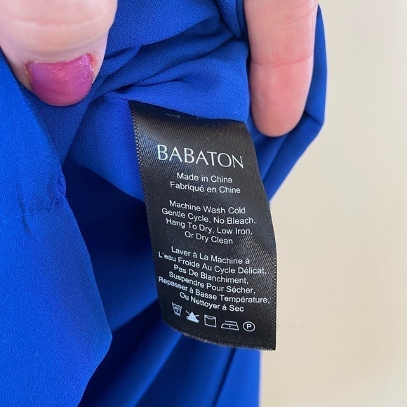 Aritzia Babaton Morris Blouse XS in Cobalt Blue - Picture 12 of 14